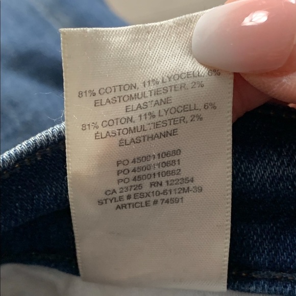 Denim Forum The Lola High Rise Skinny Ankle Jeans - Picture 10 of 16